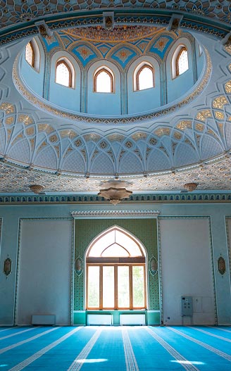Islamic center interior